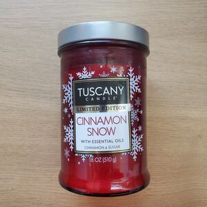 Tuscany Candle Cinnamon Snow Candle